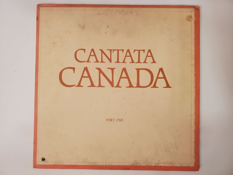 Unknown Cantata Canada Part One vinyl record